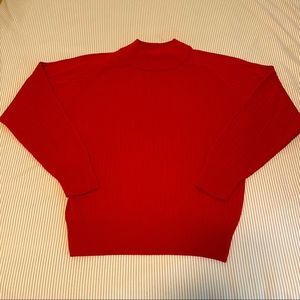 90's Inspired Red Sweater